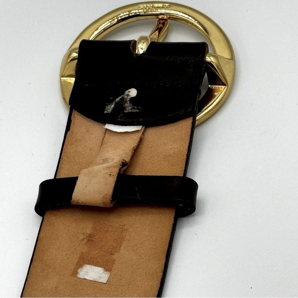 Talbots Leather Belt with Brass Buckle, Style number 6125, Made in the US, Small - Picture 12 of 14